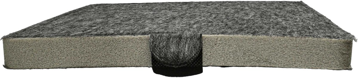 vhbw actiefkoolfilter compatibel met Miele DA 5996 W, DA 7198 W, DA 5986 W, DA 5990 W afzuigkappen - 26 x 21 x 1,8 cm