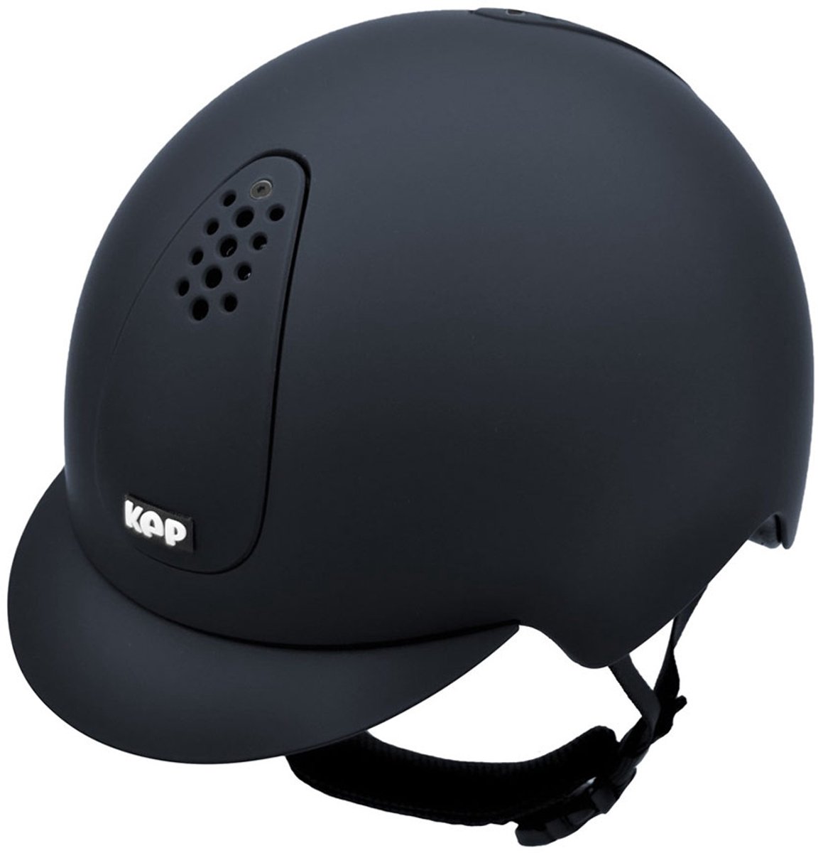 KEP Italia Keppy Mat-Blauw Kinder Ruiterhelm