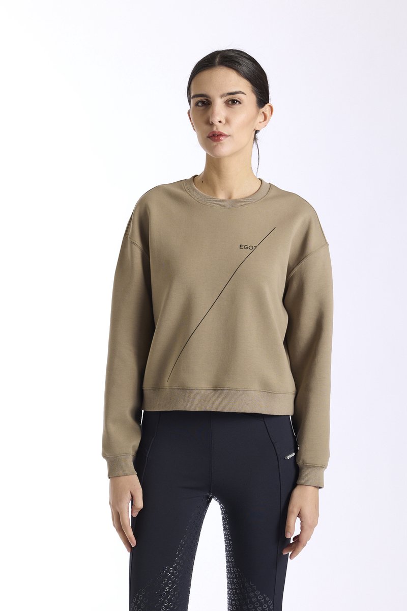 Ego7 SS25 Crop Sweatshirt After Riding MV Turtledove 40