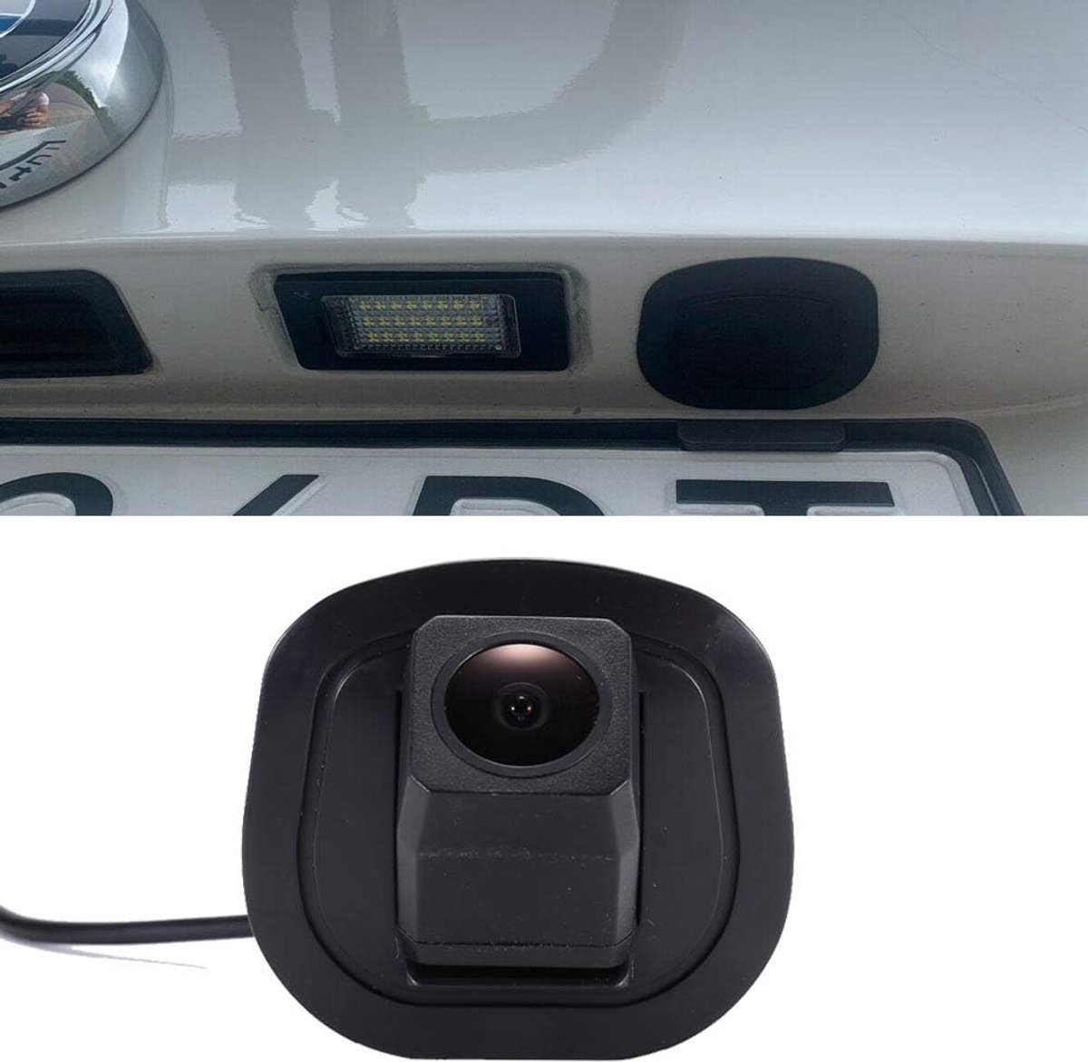 SnelShoppen - Waterdichte Nachtzicht Super HD Achteruitrijcamera Vervanging voor BMW X1 X5 X6 X3 E39 E46 E53 E82 E88 E90 E91 E92 E93 E60 E61 M3