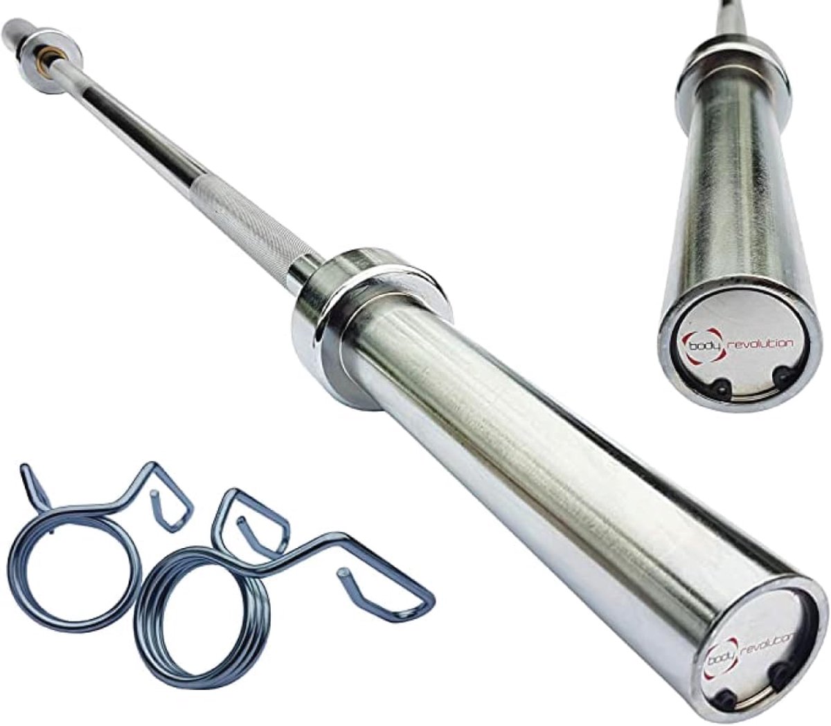 SnelShoppen - Olympische Halterstang 2 inch - Professionele Halterstang voor Bankdrukken, Squats, Deadlift - Duurzaam Chroom Staal - 250 kg Capaciteit