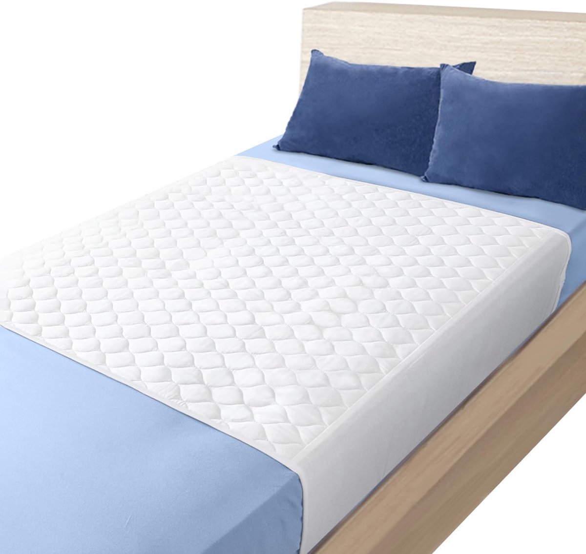 SnelShoppen - Wasbare Wings Bed Pads voor Incontinentie - Super Absorberende Waterdichte Matten (85 x 90 cm) - Ideaal voor Kinderen, Ouderen en Bedwet