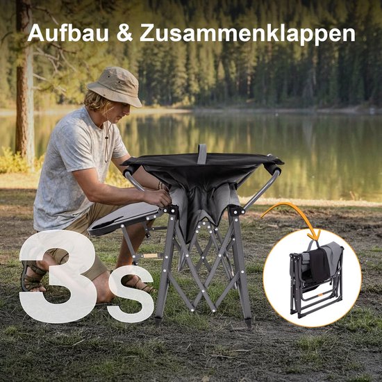 Campingstoel Director Chair II Regiestoel - Outdoor-armleuning 200 kg — afbeelding 4
