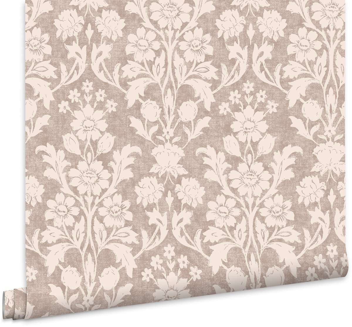 Laura Ashley Vliesbehang - Semington Silhouette Plaster Pink