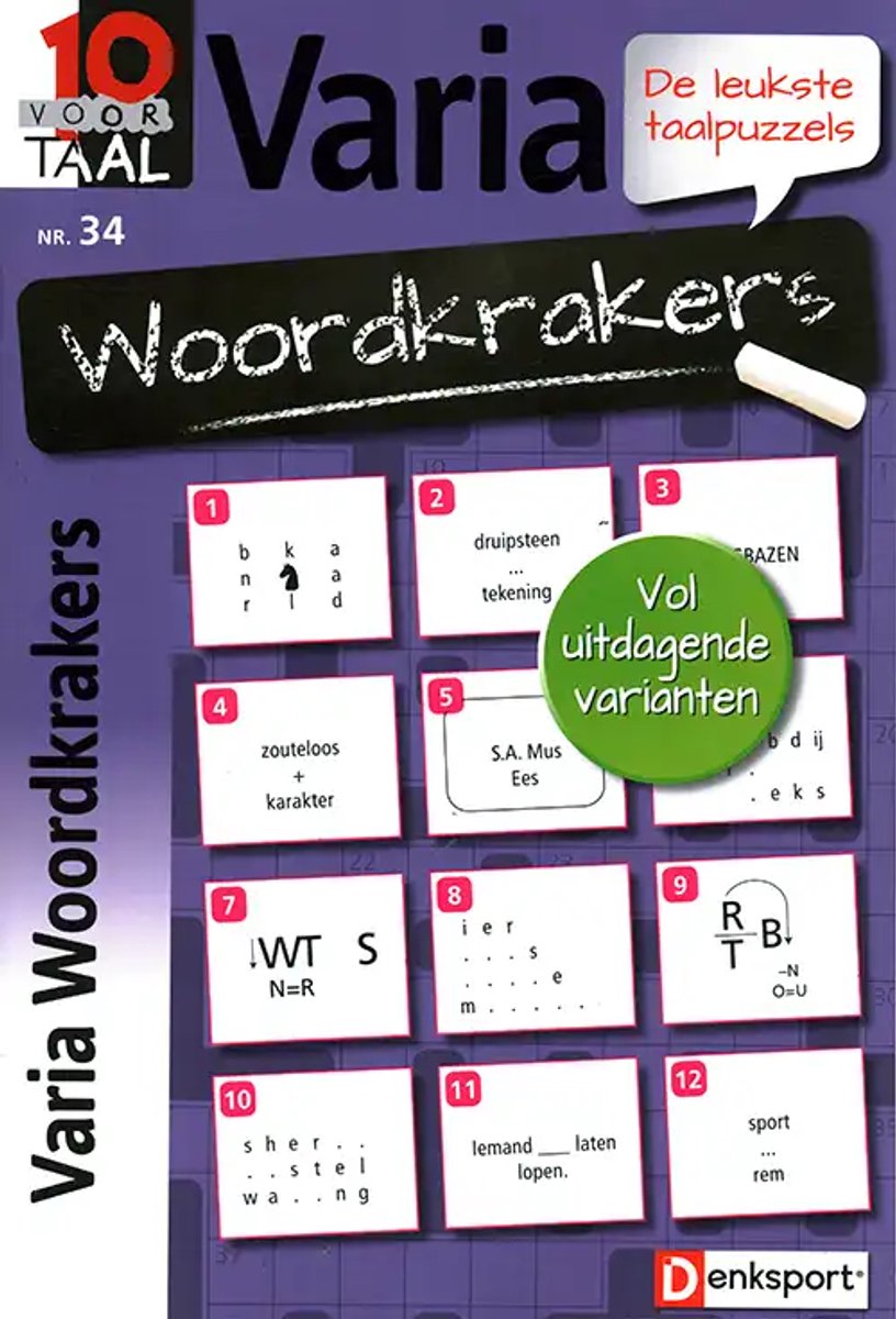10 voor Taal Varia Woordkrakers - 34 2026