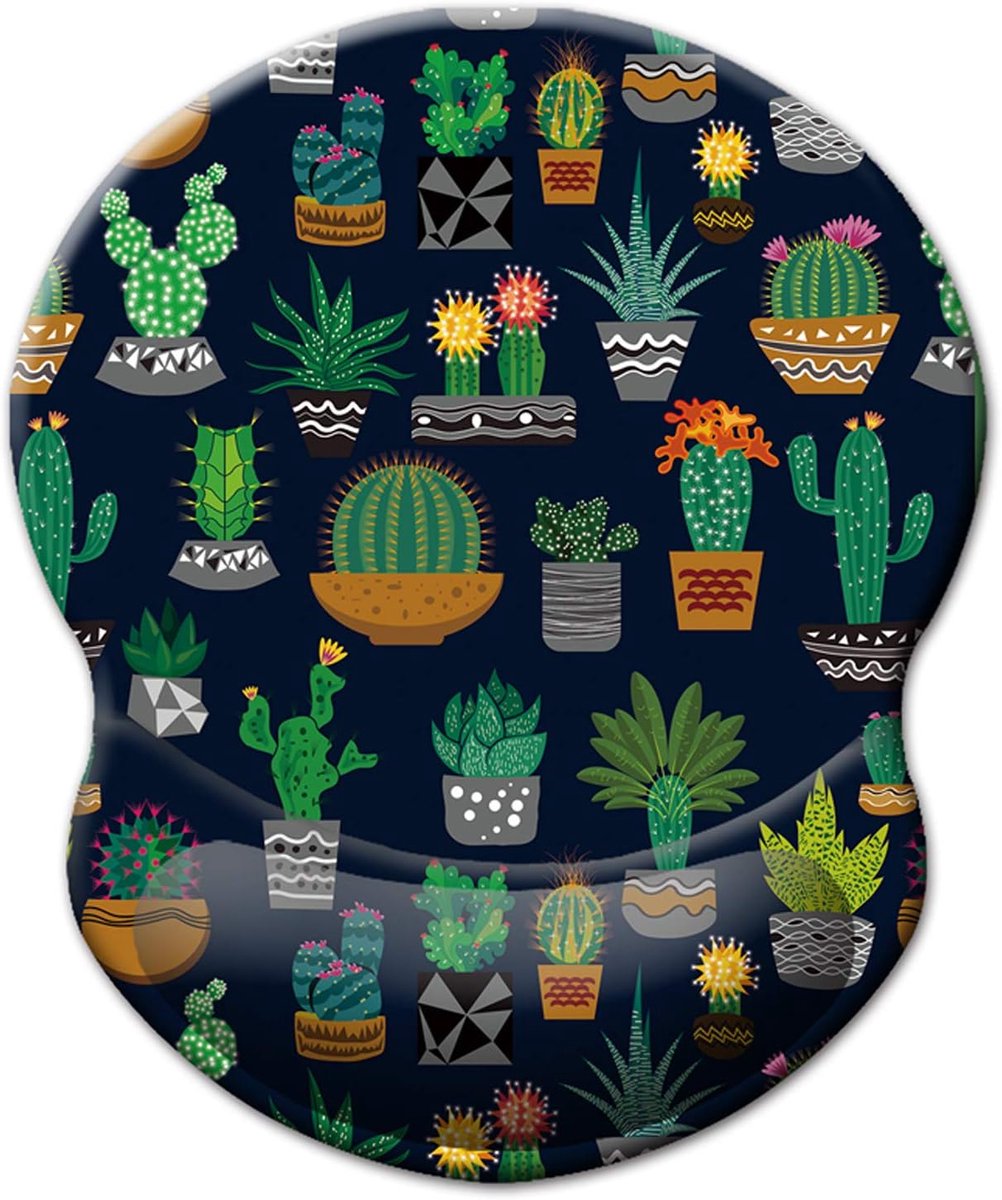 SnelShoppen - Ergonomische Muismat met Gel Polssteun, Gaming Muismat van Lycra, Antislip PU Voet voor Computer, Laptop, Thuis, Kantoor & Reizen, Schat