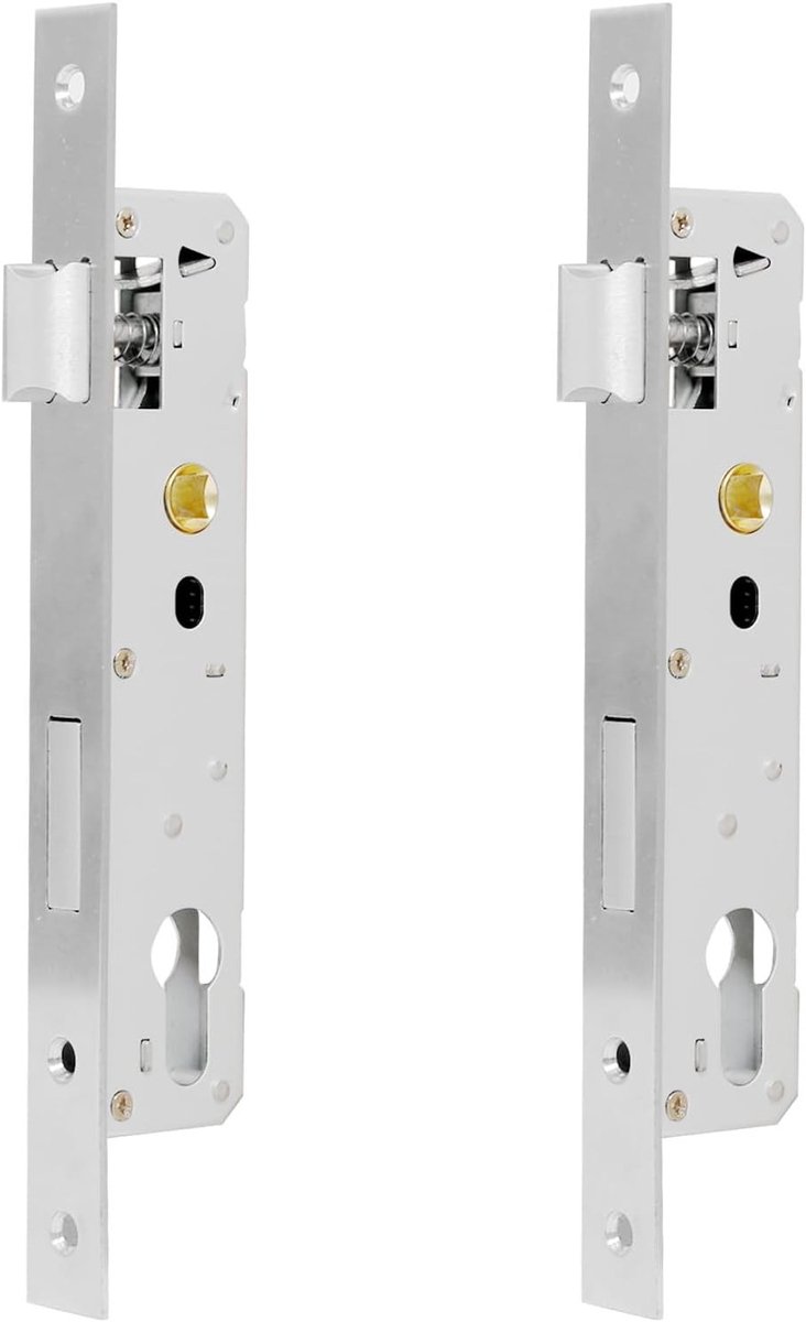 Narrow mandrel mortise lock 35mm met 85mm afstand voor tuinpoort - RVS frame slot voor lin
