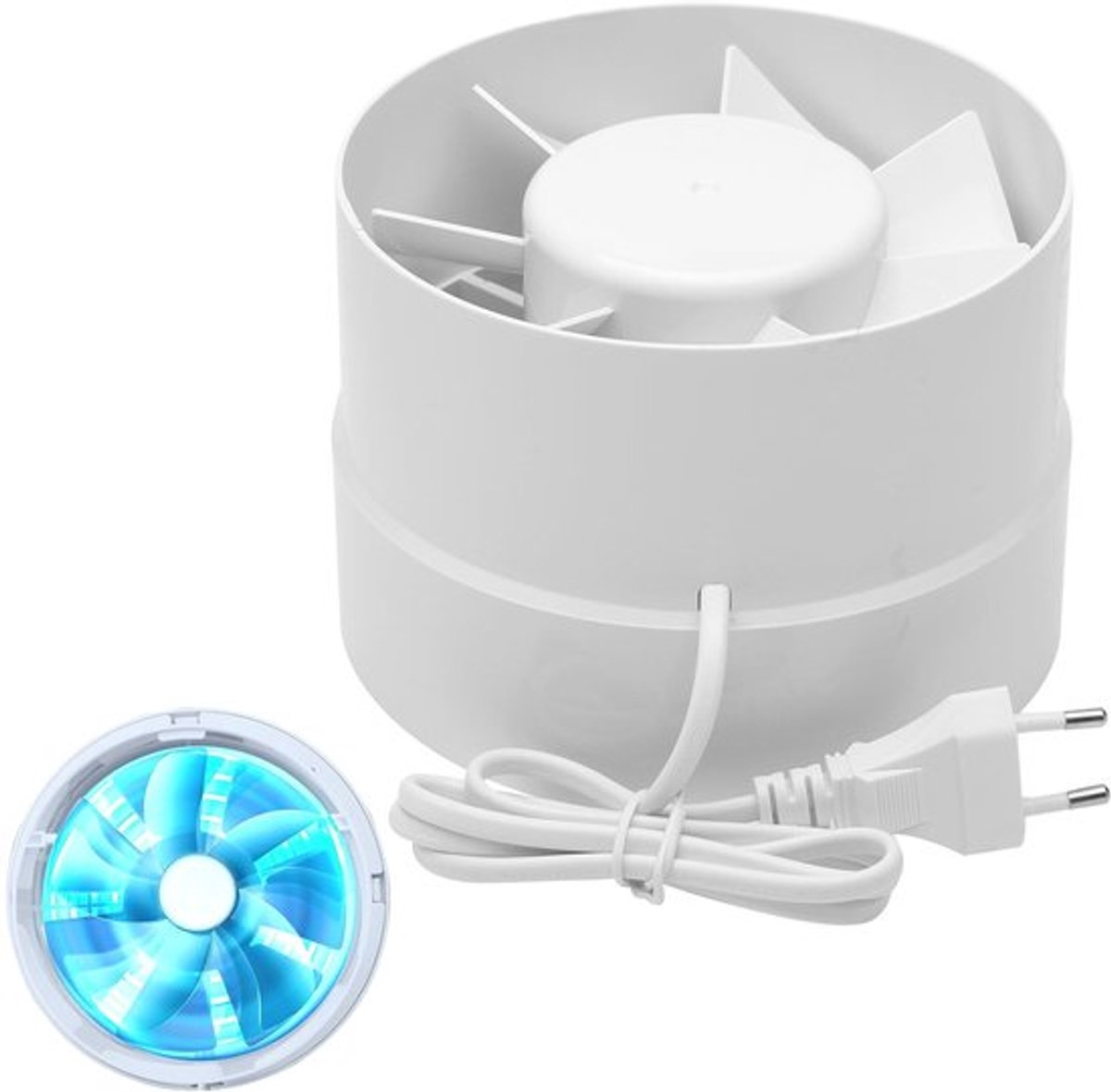 Kanaalbuisventilator - Inline afvoerventilator - Hoge kwaliteit - 150mm - Stil en efficiën