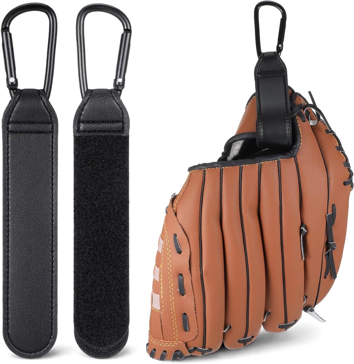 Verstelbare Honkbal Handschoen Clip - 2 Stuks Sport Training Organisatie Houder met Lussen voor Drogen en Bescherming van Sportuitrusting