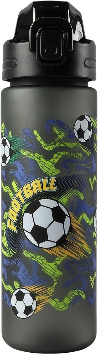 Thijox - Waterfles Kinderen 700 ml, Lekvrij, Duurzaam, Valbestendig, Koolzuurhoudend, BPA-vrij, One-Touch Opening, Ideaal voor School en Sport