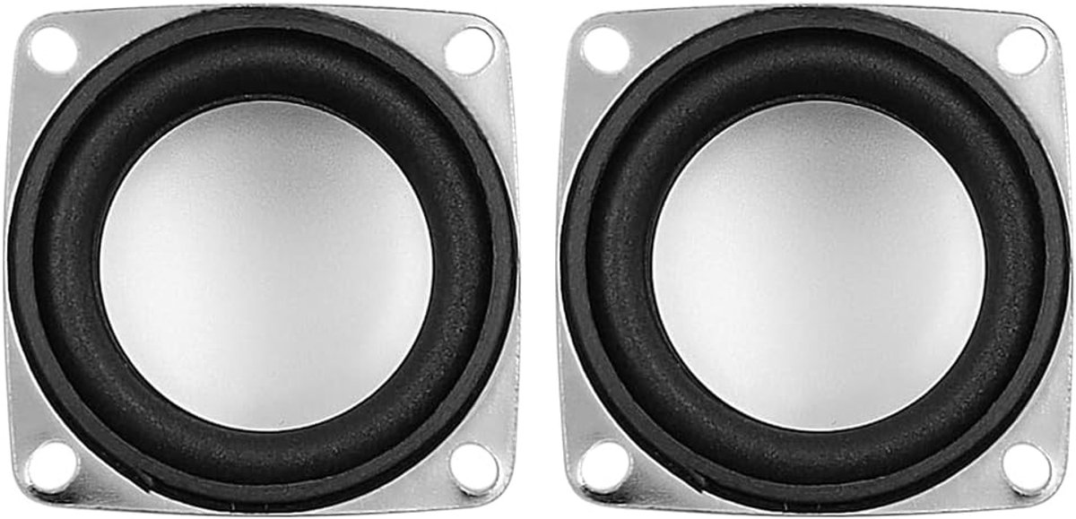 SnelShoppen - 2PCS 4Ohm DIY Mini Full Range Audio Speakers Stereo Woofer voor DIY Geluidssystemen, Home Audio, Hi-Fi Speakers, 3W, Hoge Geluidskwalite