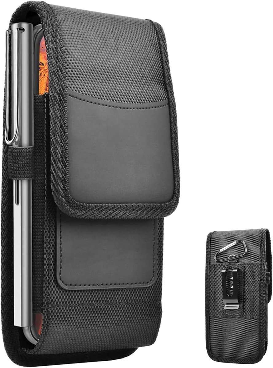 SnelShoppen - Mobiele Telefoon Heuptas met Kaartsleuven en Pennenhouder, Duurzame Oxford Tas voor Hiking, Kamperen, Reizen en Buitensporten