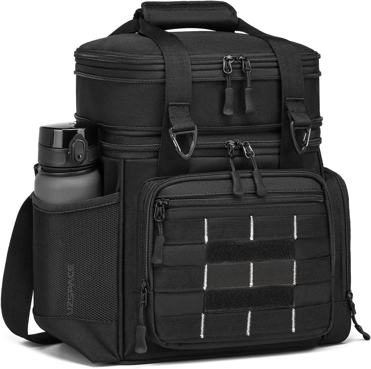 SnelShoppen - Cooler Bag 16L/25L - Tactische Picknicktas, Lunchtas met Isolatie, Uitbreidbare Thermobag voor Camping, Strand, BBQ en Dagelijkse Gebrui