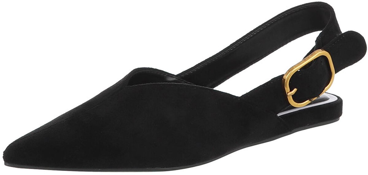 Slingback schoenen - puntneus en gesp - dames Mt:37