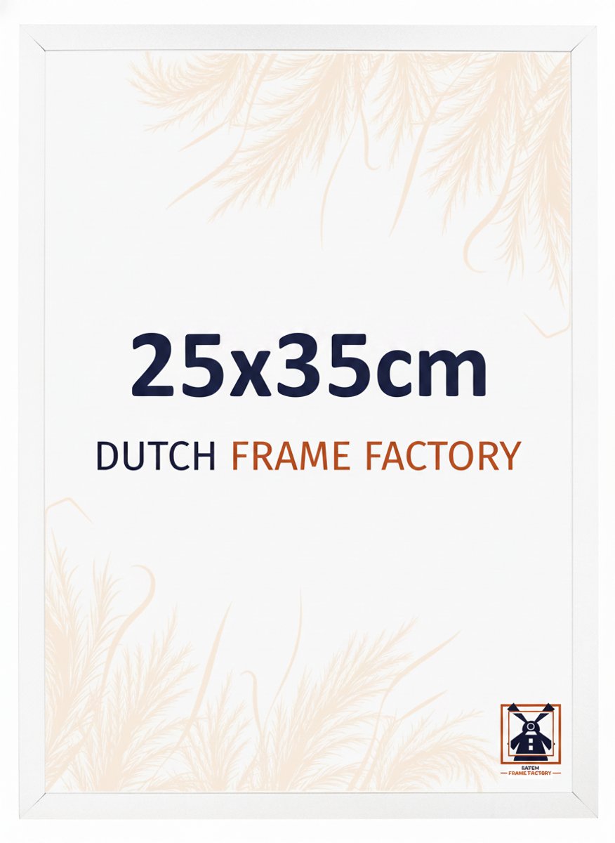 Fotolijst 25x35 cm - MDF - Wit Mat - Benno