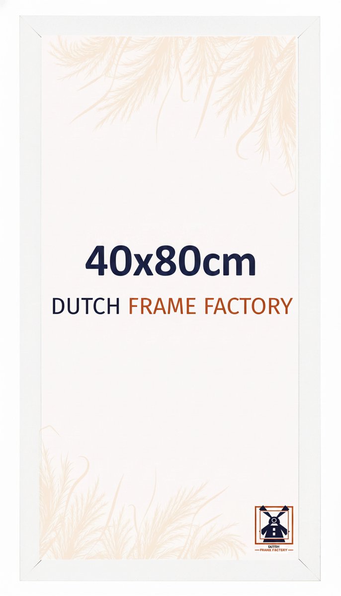 Fotolijst 40x80 cm - MDF - Wit Mat - Benno