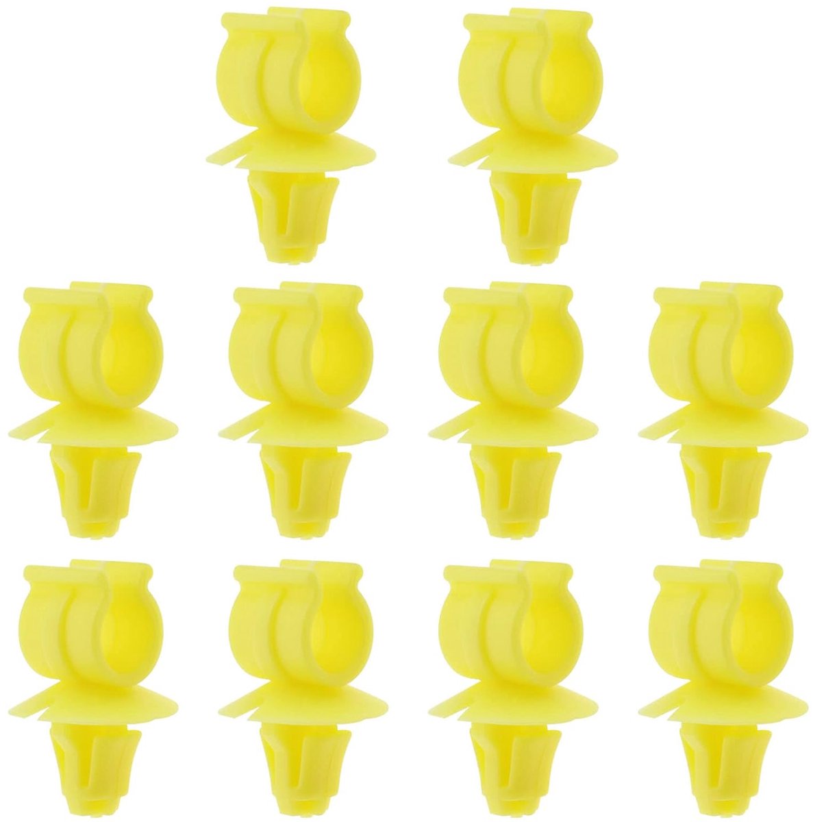 SnelShoppen - 10 Stuks Bonnet Support Rod Clips Vervangingsclips voor Citroen en Peugeot - Hoogwaardige Bonnet Stay Holder Clips - 795059 - 6.8mm Binn