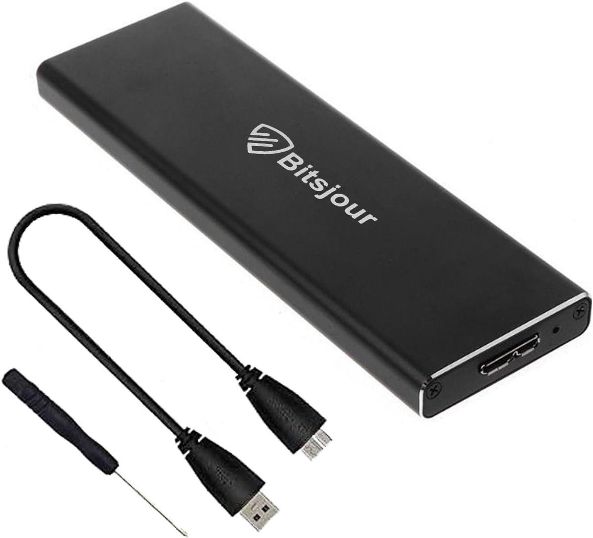 SnelShoppen - SSD M2 Behuizing voor MacBook Air 2010 2011, USB 3.0 Externe Behuizing voor 6+12 Pin HDD A1370 EMC 2393/2471, A1369 EMC 2392/2469