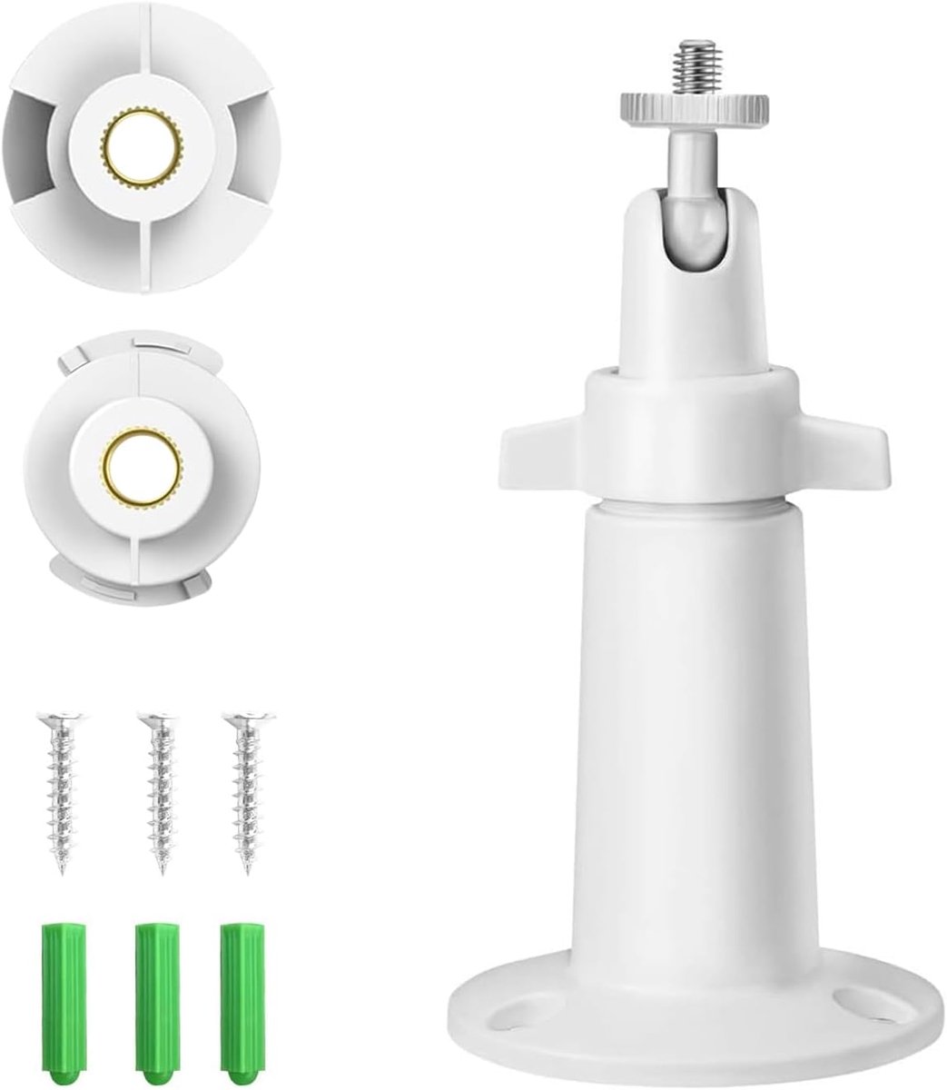 SnelShoppen - Baby Monitor Wandbeugel met 2 Adapter voor Universele Compatibiliteit en Veelzijdig Gebruik in de Babykamer
