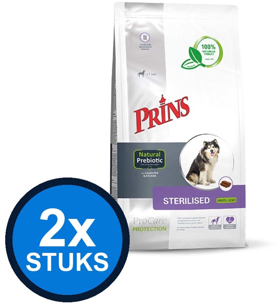 2x Prins - ProCare protection sterilised 3kg - Hondenvoer - 3 kg