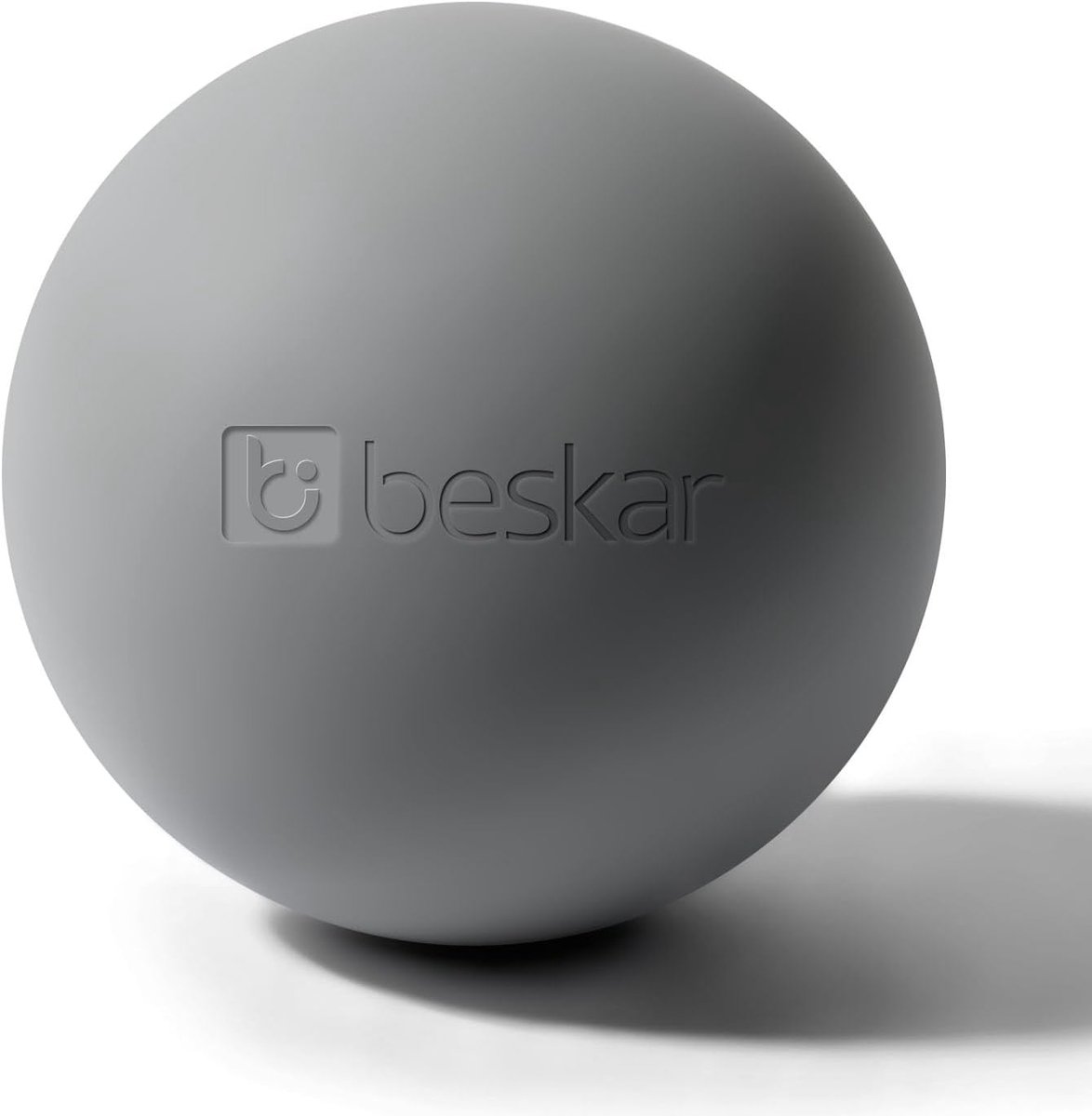 SnelShoppen - Massage Lacrosse Ballen voor Myofasciale Release, Triggerpointtherapie en Yoga, Grijs - Voetmassagebal voor Plantaire Fasciitis, Spieron