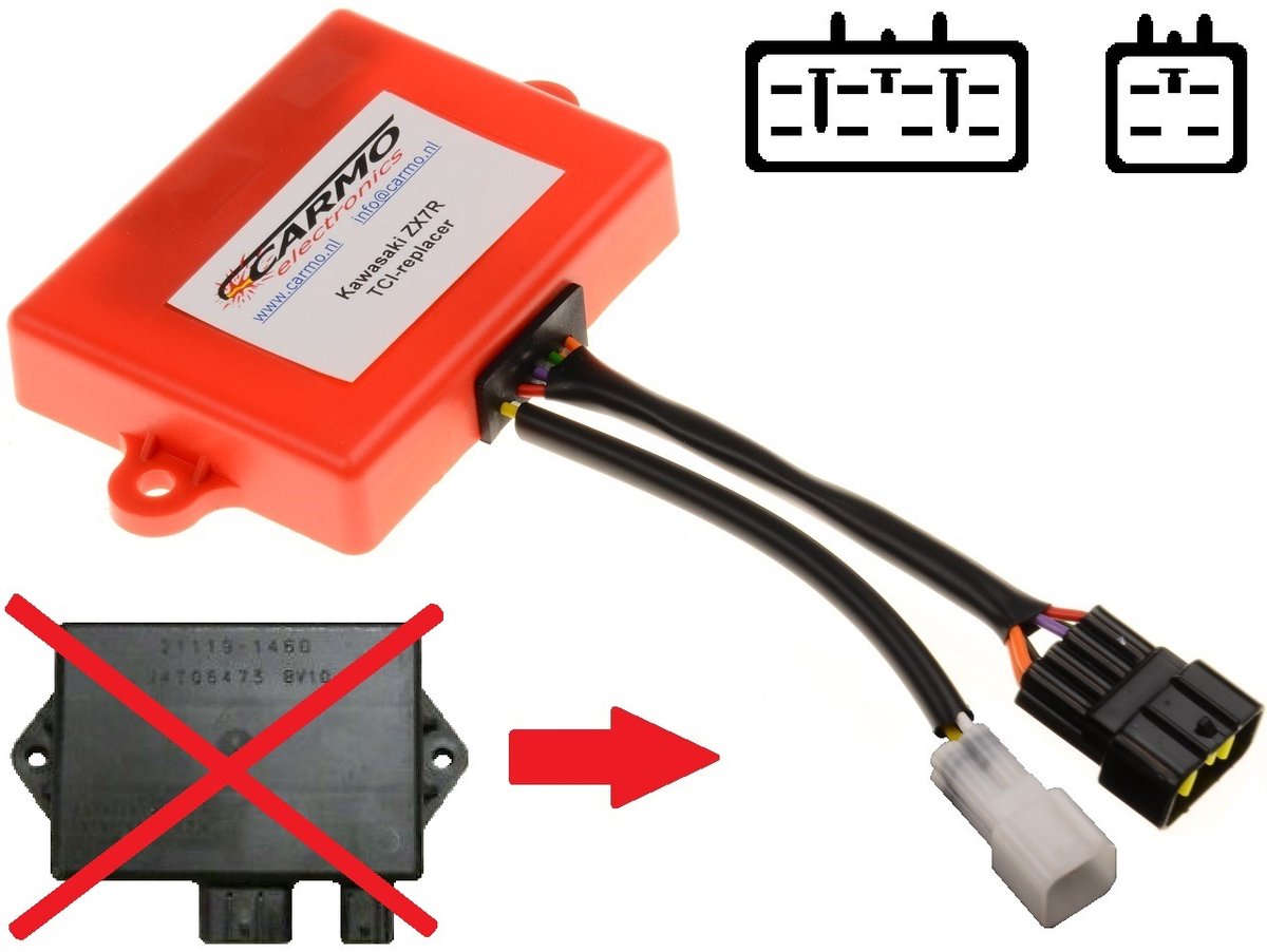 Carmo CARI-KA-ZX7R-21119-1460-1462 Kawasaki ZX7R ZX750 - ontsteking