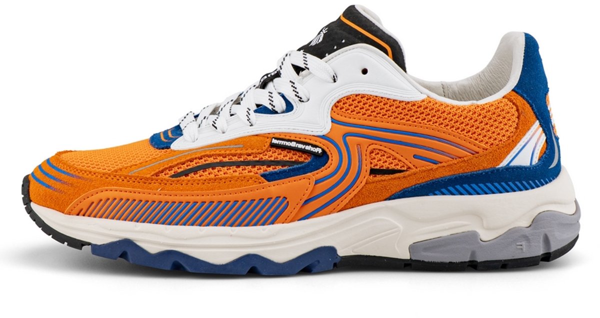 Floris van Bommel - De Rezer 03.01 - Veterschoenen sneakers - SFM 10262 86 01 - Oranje