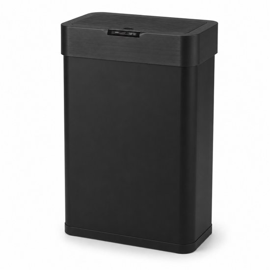 Five Stars® Prullenbak met Sensor - 60 Liter - Afvalbak RVS - Vuilnisbak - Soft Close Deksel - Zwart