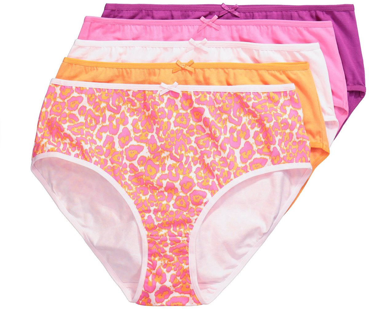 Ulla Popken - Dames - Midi-slip - Roze - Maat 58+