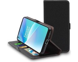 ebestStar - Hoes geschikt voor OnePlus Nord 2T 5G, Wallet Etui, Book case hoesje, Zwart