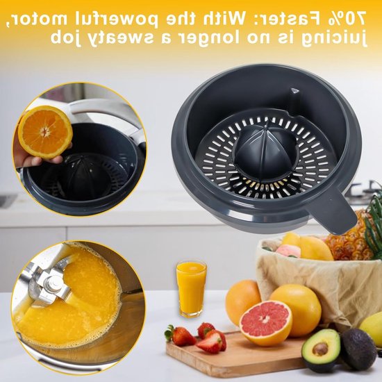 Citrus Juicer Accessoires Geschikt voor Alle Citrusvruchten - Perfect voor TM6 en TM5 Mixers - Verhoog je Sapervaring met Kwaliteitsmaterialen — afbeelding 5