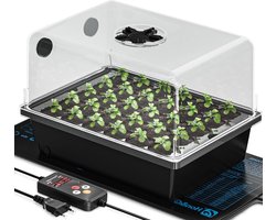 Mini Kweekkas met Verwarmingsmat en Thermostaat, Ideaal voor Planten Groei en Verzorging
