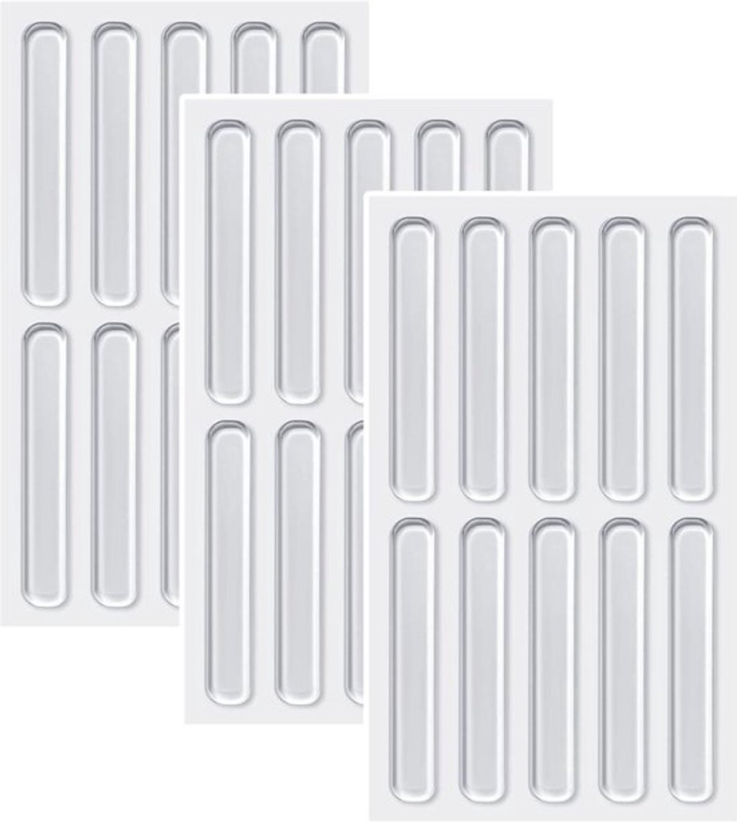 Transparante Rubberen Voeten Set - 30 stuks | Zelfklevende Bumper voor Meubels en Deuren | Anti-slip Rubberen Pads voor Kasten, Snijplanken en Elektronische Producten