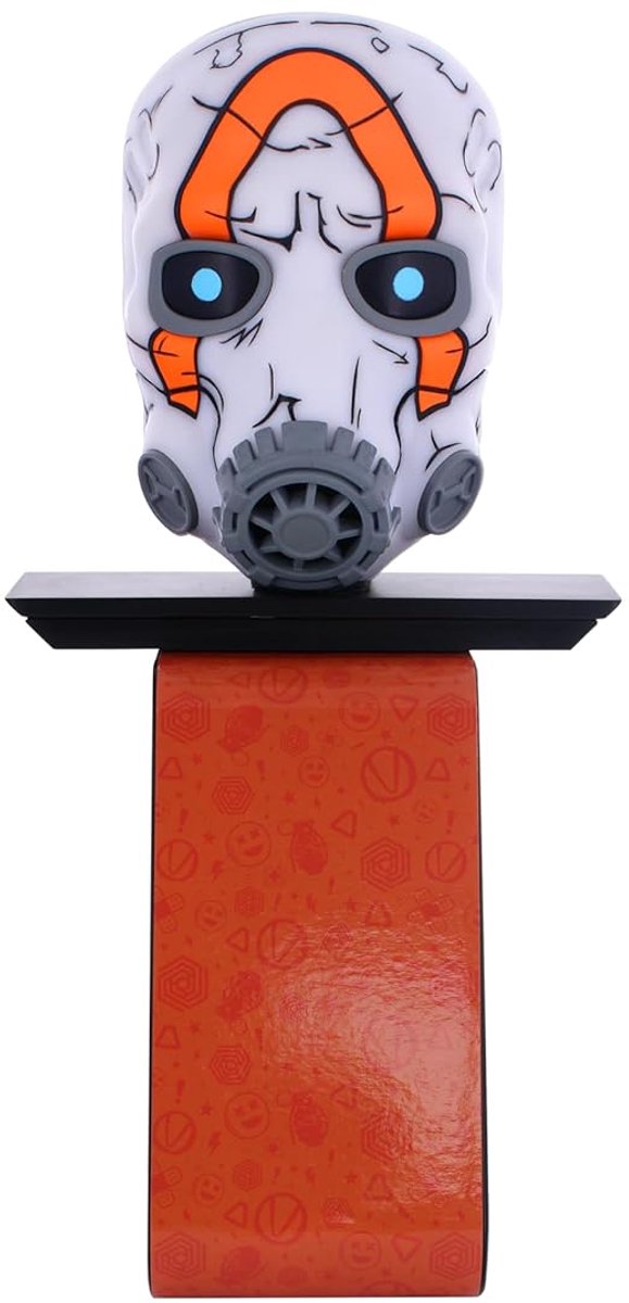 SnelShoppen - Gaming Cable Guy Ikon Holder Psycho Mask Borderlands 20cm - Decoratieve Oplader voor Gamers - Perfect voor Speelkamer, Kantoor of Cadeau