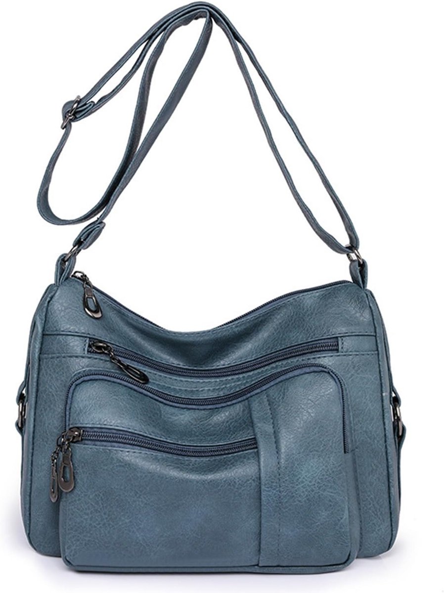 Schoudertas voor Dames, Crossbody Tas van PU Leer, Waterdicht en Slijtvast, Ideaal voor Winkelen, Reizen en Dagelijks Gebruik