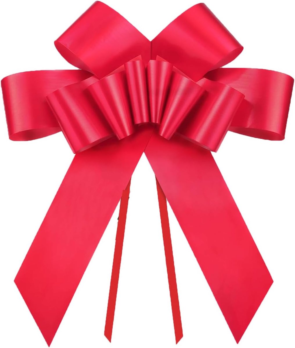 SnelShoppen - Grote Rode Auto Strik 76cm - Gigantische Boog voor Cadeauverpakking - Perfect voor Verjaardag, Kerst, Bruiloft en Verassingsfeest - Prem