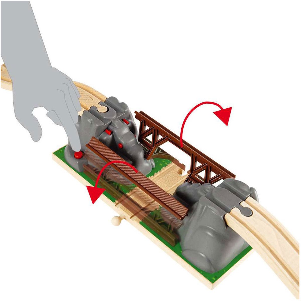 BRIO Klapbrug (33381) - uitbreiding voor BRIO World - vanaf 3 jaar — afbeelding 5