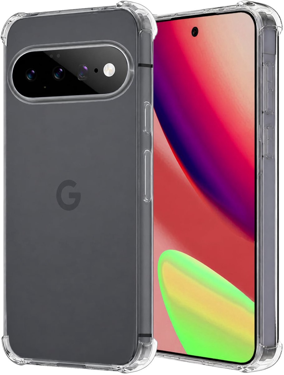 Hoesje - Geschikt voor Google Pixel 11 Pro - Sterk & Shockproof - Siliconen Case - Back Cover - Telefoon Hoes Shock Proof - Transparant