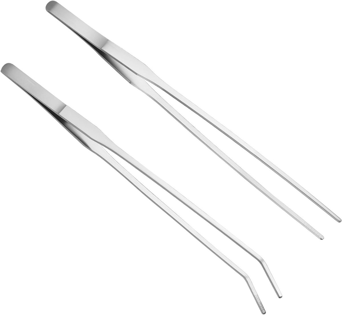 2 Stuks RVS Voedingspincet, 27 cm Lange Pincetten voor Aquaria, Voeding van Aquatische Dieren en Reptielen