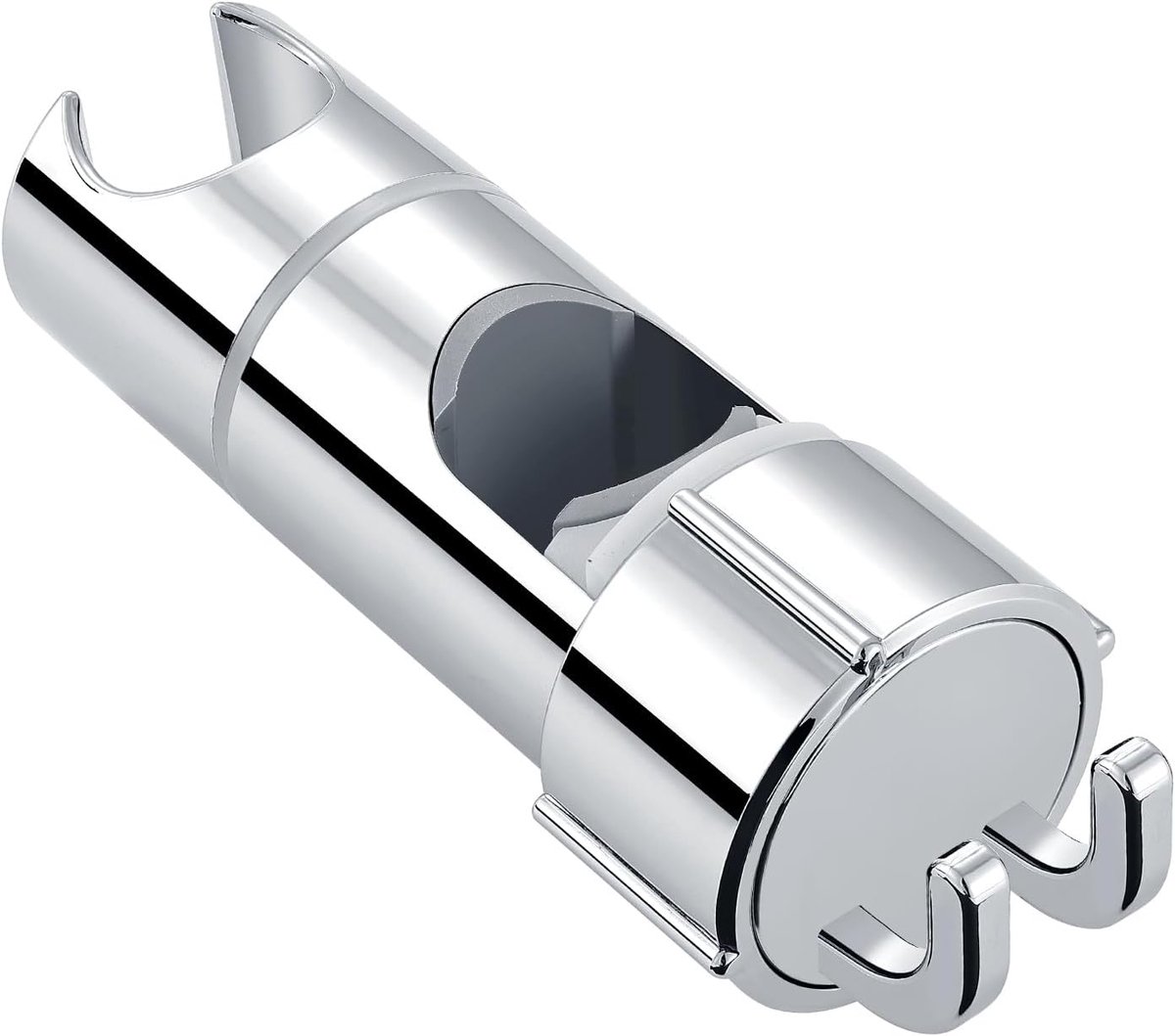 SnelShoppen - Universele Handdouchehouder 16-27mm Verstelbaar, 360° Rotatable, ABS Chroom Geplateerd, Stabiele Douchekop Houder voor Badkamer