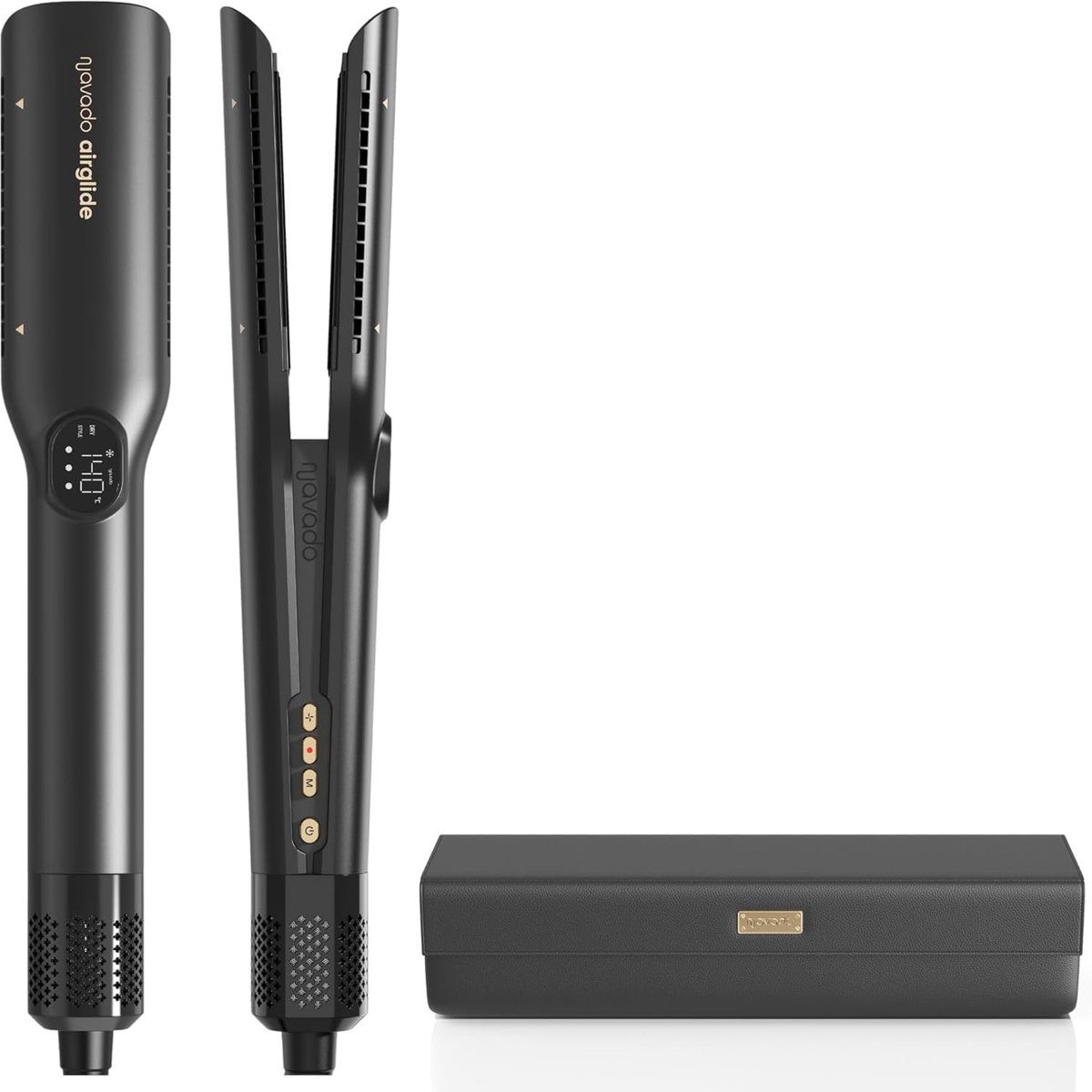 SnelShoppen - Airglide Airstraight - Straightener Wet-to-Dry - 2-in-1 Haar Föhn & Steiler - Koude luchtfunctie - Stoom Straightener - Beschadigingvrij