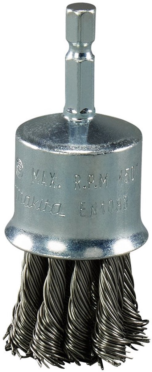 Makita Penseelborstel Zeskant 1/4x28mm RVS - D-76766