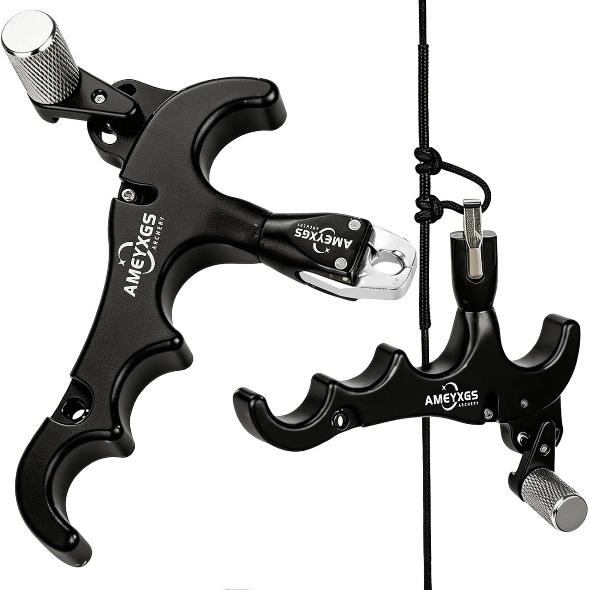 SnelShoppen - Release Aid Compound Boogschieten Trigger 4 vingers verstelbaar voor Compound Boog jacht accessoires tot 36kg