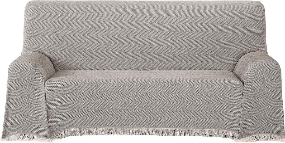 SnelShoppen - Multifunctionele Bedsprei 300x260 cm - Extra Zachte Bruine Dekbedovertrek - Voor Sofa, Bed, Picknick, Tafel - 100% Biologisch Katoen