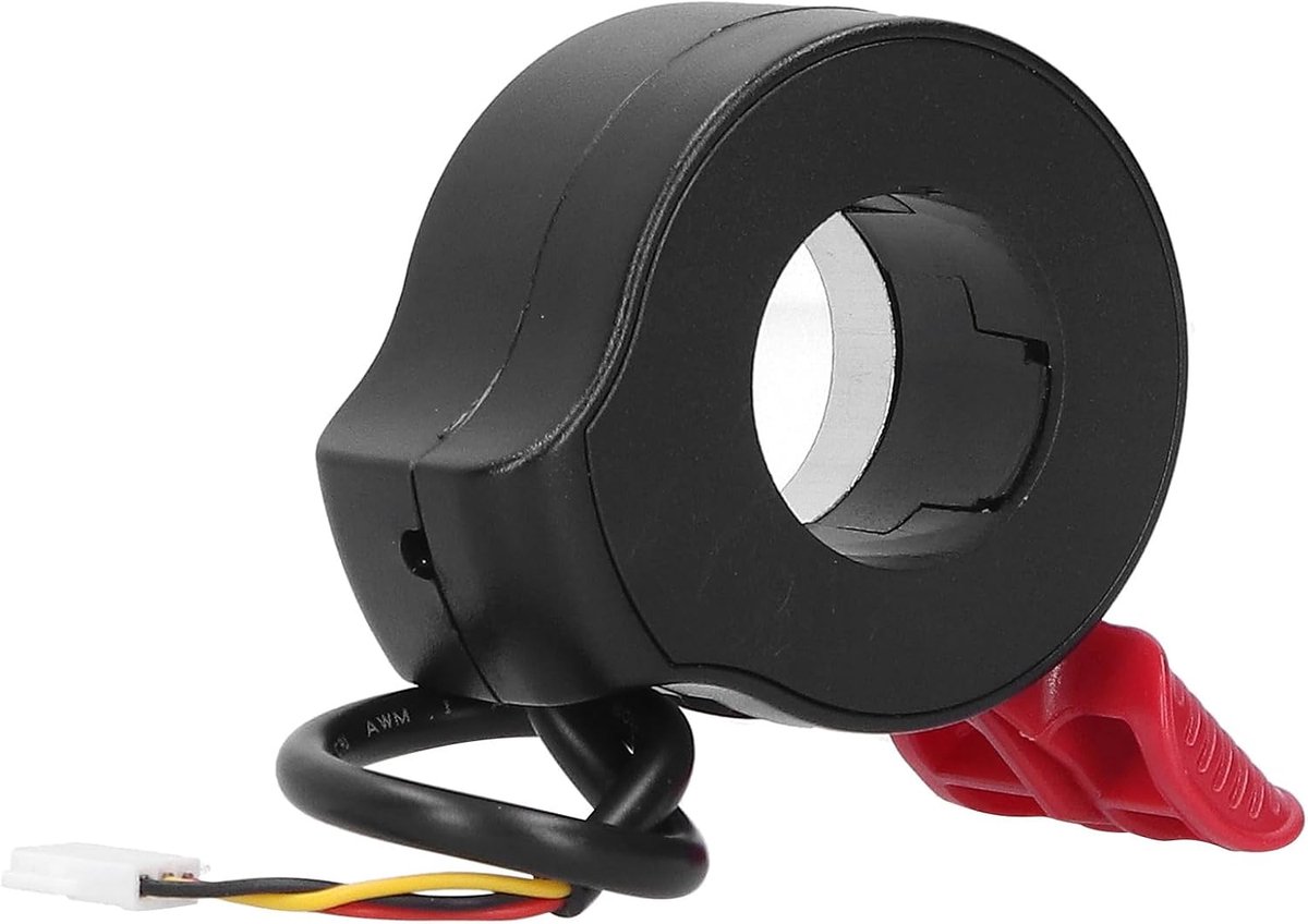 SnelShoppen - Scooter Finger Throttle Booster Accelerator Grip met Hall Sensor - Hoogwaardige ABS - Rood - Fietsaccessoires voor Elektrische Scooter