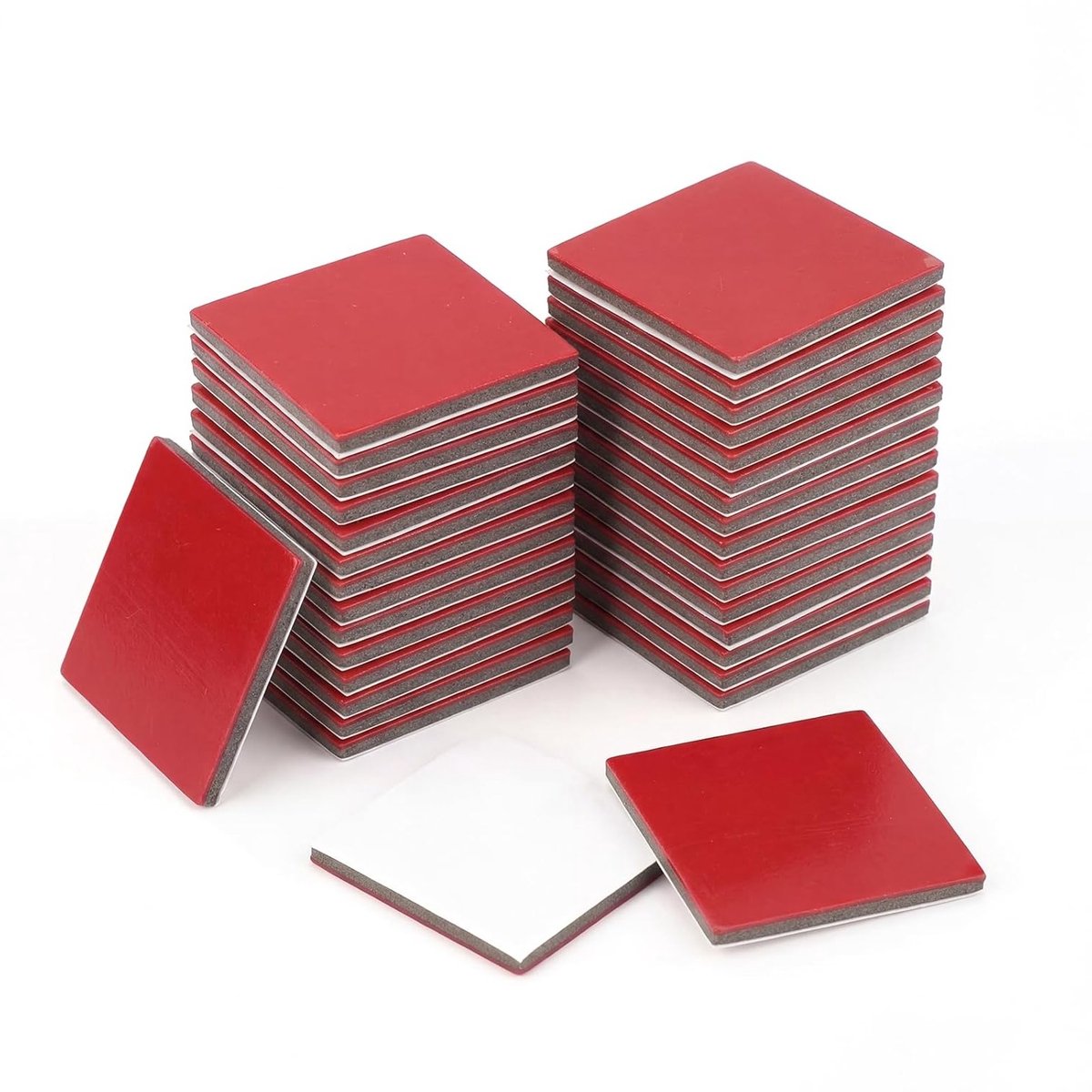 40 Zelfklevende Pads Dubbelzijdig, Extra Sterk en Waterdicht voor Auto, Thuis en Kantoor (30 x 30 mm)