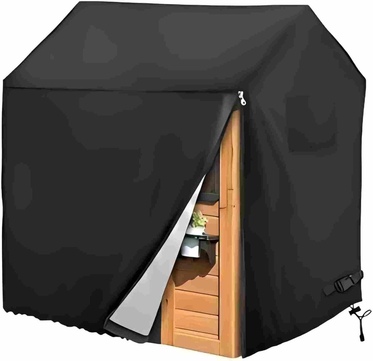 SnelShoppen - Afdekking voor Kinderspeelhuisje Buitenshuis - Waterdichte en UV-bestendige Beschermhoes van 420D Oxford-stof - Perfect voor Tuin, Speel