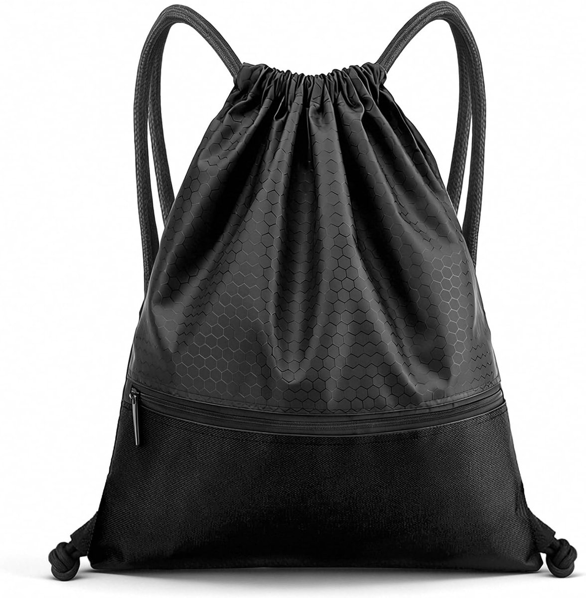 SnelShoppen - Sporttas met trekkoord voor heren en dames, waterdichte gymtas, Oxford-weefsel, ideale sporttas voor fitness, school, reizen en strand