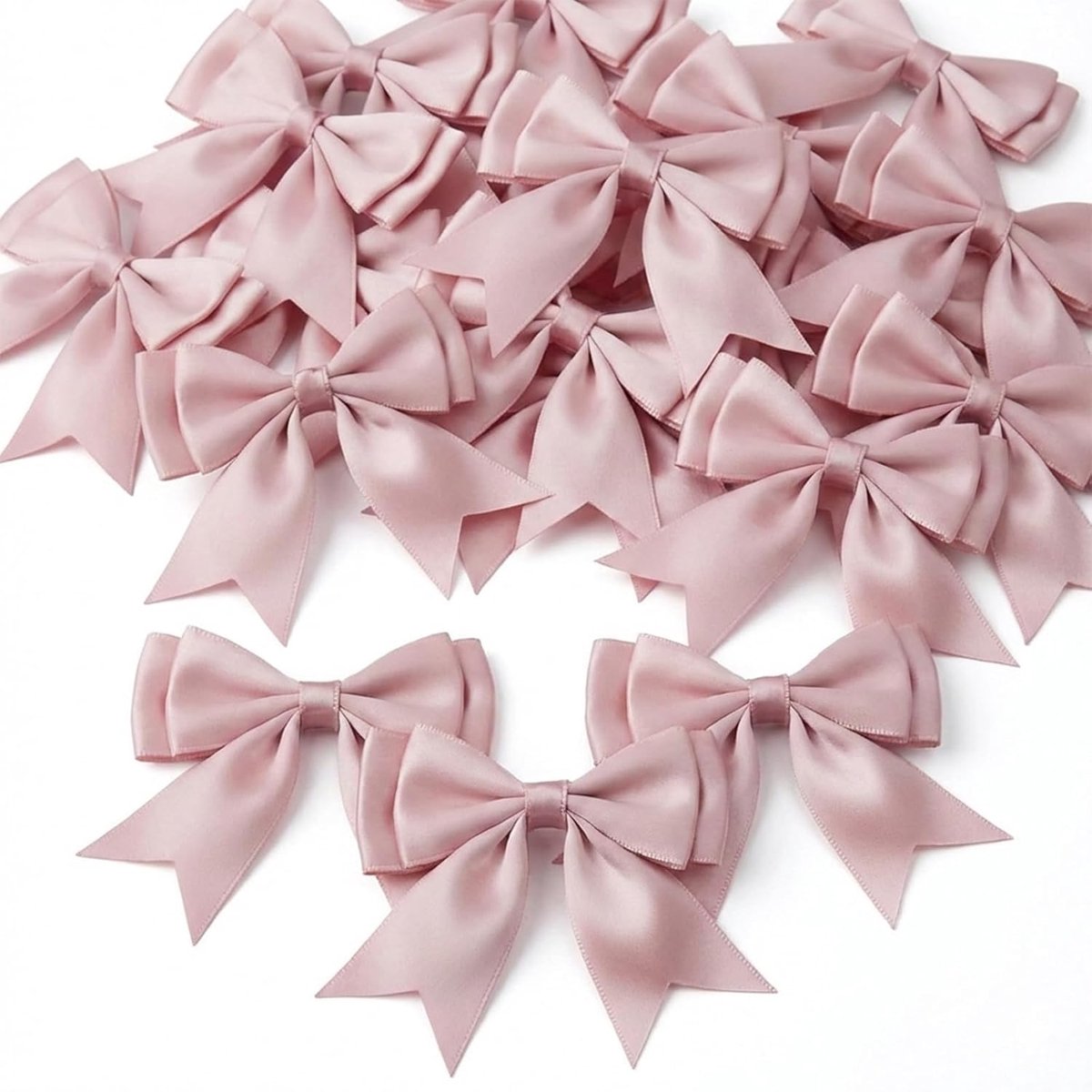 Thijox - 30 Kleine Roze Geschenkstrikken, Decoratieve Strikken voor Verjaardagen, Bruiloften, Kerstcadeaus, Feestjes en Geschenkverpakkingen