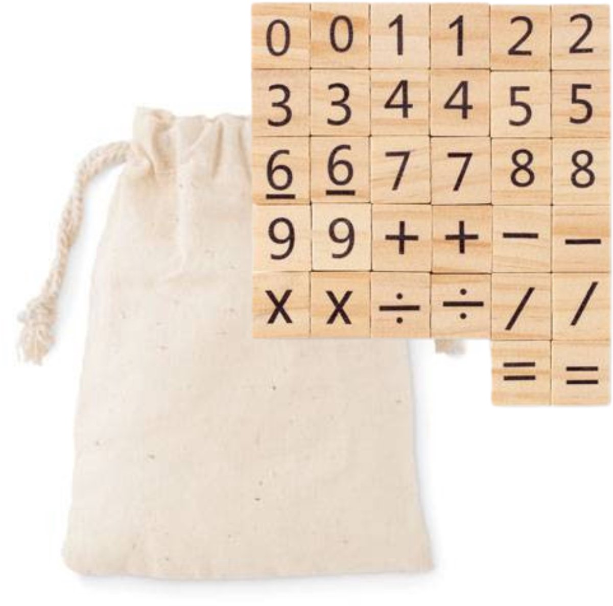Houten Rekenspel - Keersommen Oefenen - Leren Rekenen - Montessori - Groep 4 - Educatief Speelgoed - Telspel Reken Speelgoed - Oefenen met Vermenigvuldigen - Oefensommen - Houten Speelgoed - Cognitieve Ontwikkeling - Telstel Hout